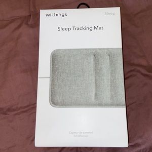 Sleep tracking mat.